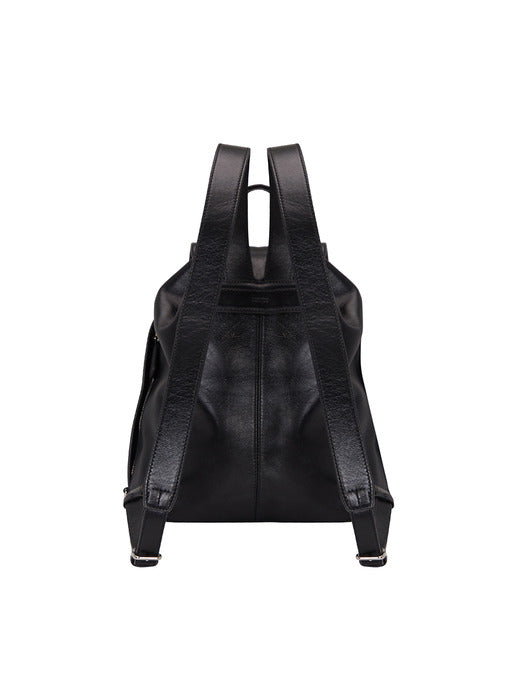 [vunque] [Vogue Pick] Occam Doux Double Pocket Backpack M (Medium) in Black