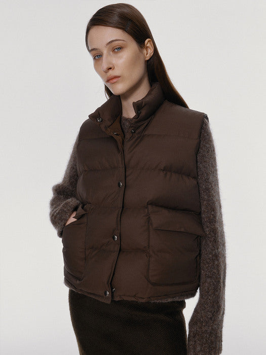 Michelin puffer vest (Choco)