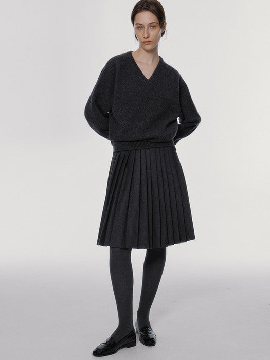 Pound alpaca sweater (Dove)