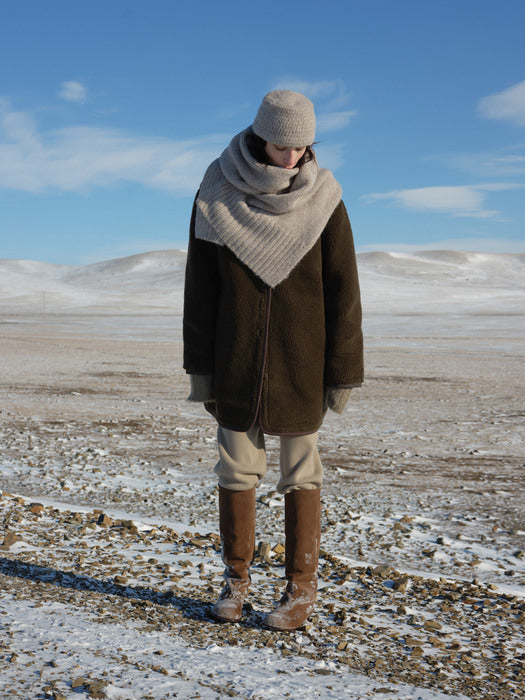 [moia] suede boots (brown suede)