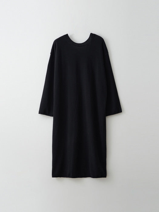 [moia] 2way knit dress (black)