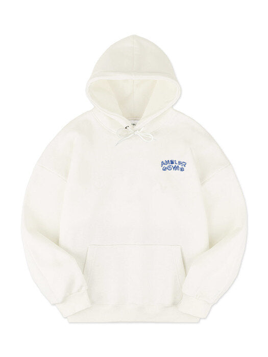 [ambler] Deadlift Bear Over fit Hoodie AHP908 (ivory)