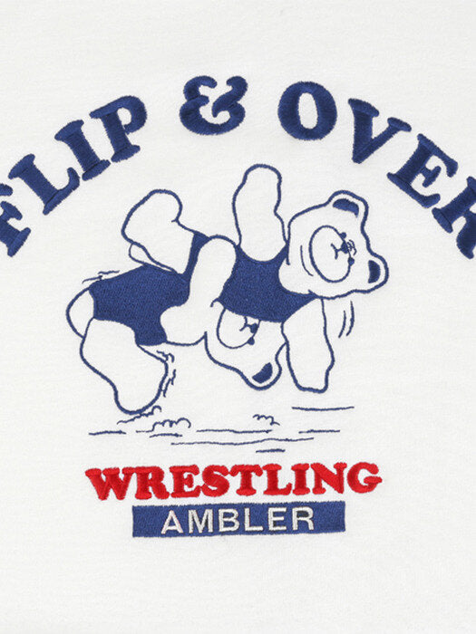 [ambler] Flip Over Over fit Hoodie AHP910 (ivory)