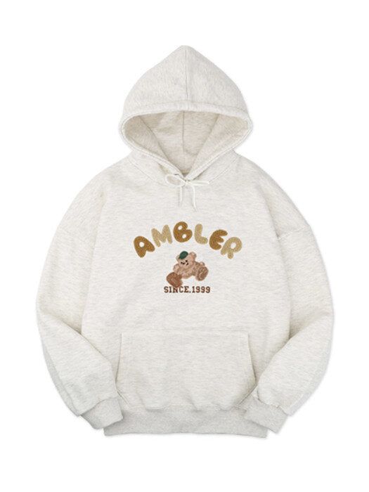 [ambler] BOOM Over fit Hoodie AHP911 (oatmeal)
