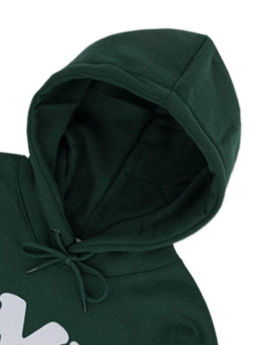 [ambler] Big Logo Over fit Hoodie AHP912 (green)