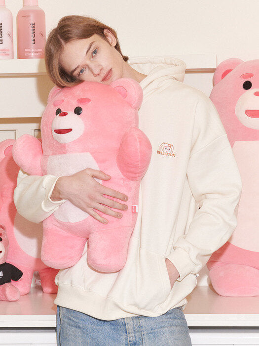 [ambler] Punch Over fit Hoodie BMM211 (ivory)