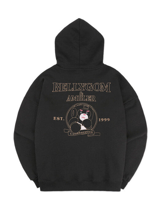 [ambler] Punch Over fit Hoodie BMM211 (black)