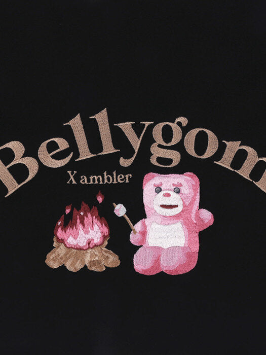 [ambler] Campfire Over fit Sweatshirt BMM214 (black)