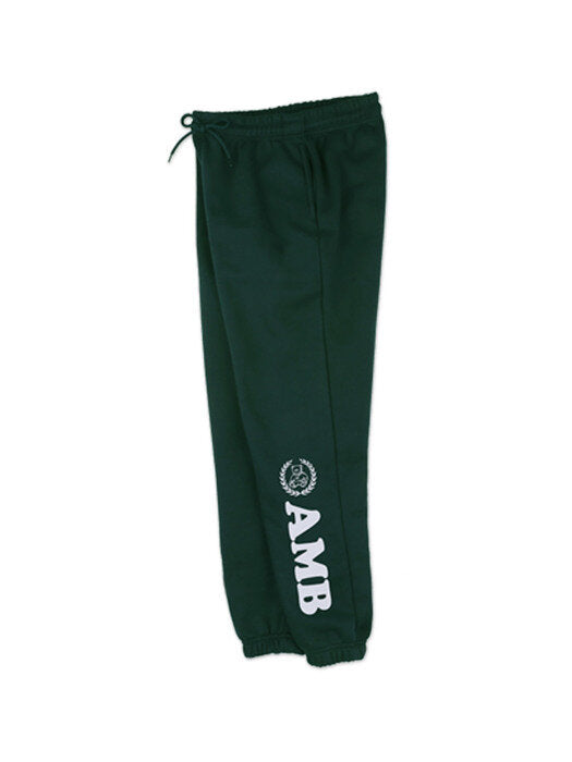 [ambler] Big Logo jogger pants AP603 (green)