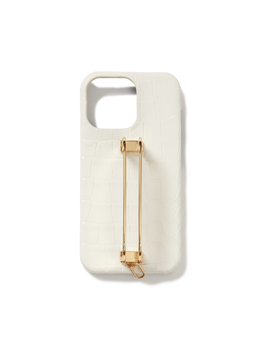 Eenk Phone Case with Leather Strap Ivory