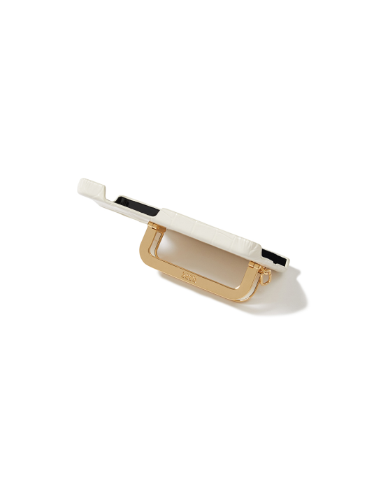 Eenk Phone Case with Leather Strap Ivory