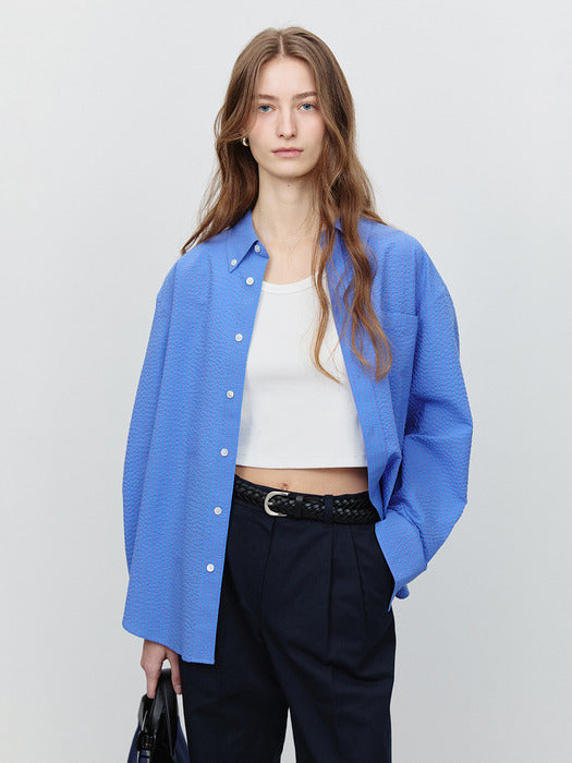 [dunst] D-BUCKLE TWIST LEATHER BELT BLACK_UDBE4F205BK