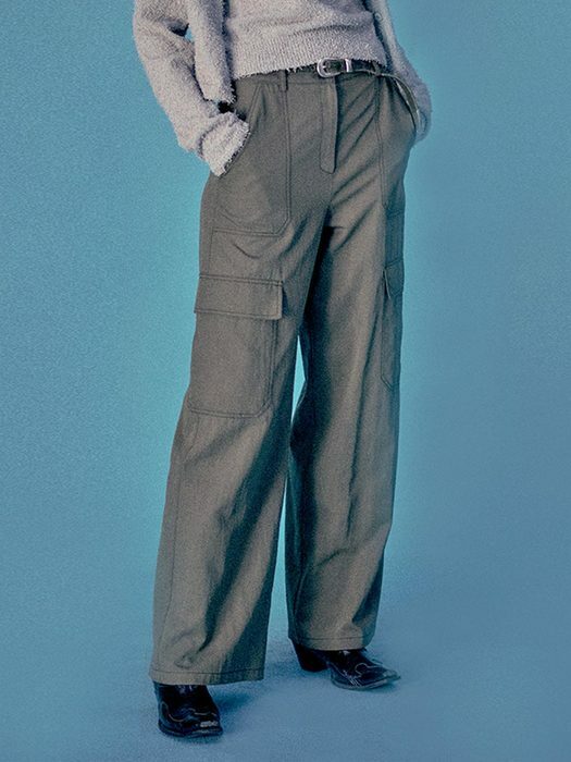 [loeuvre] Wide cargo Pants SW3SL110-42