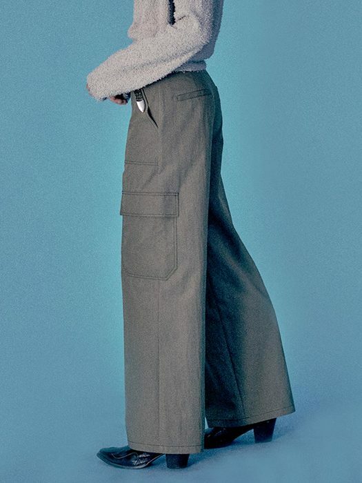[loeuvre] Wide cargo Pants SW3SL110-42