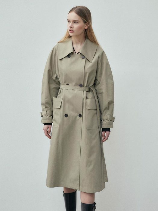 [loeuvre] Wide Collar Trench Coat SW3SR101-42