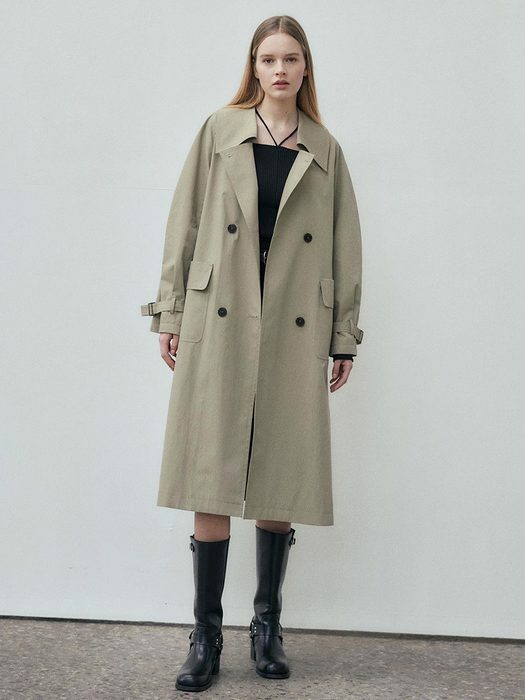 [loeuvre] Wide Collar Trench Coat SW3SR101-42
