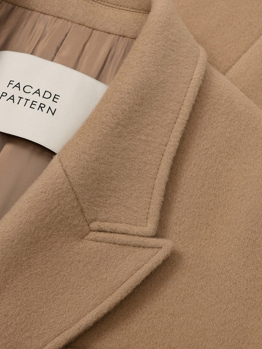 Cashmere Belted Coat - Camel
