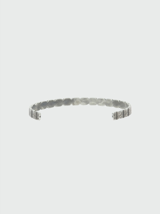 Eenk Wrace Logo Bracelet - Silver