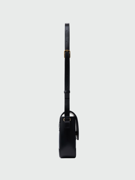 [EENK] Hestia Square Bag - Navy/Black