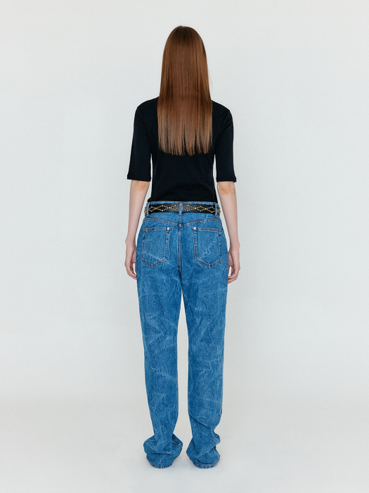Eenk Wenim Classic Denim Pants - Denim Blue