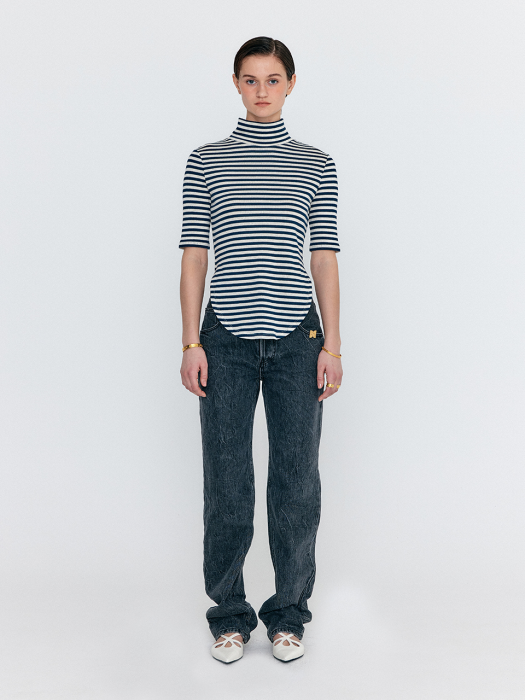 [EENK] Wenim Classic Denim Pants - Grey