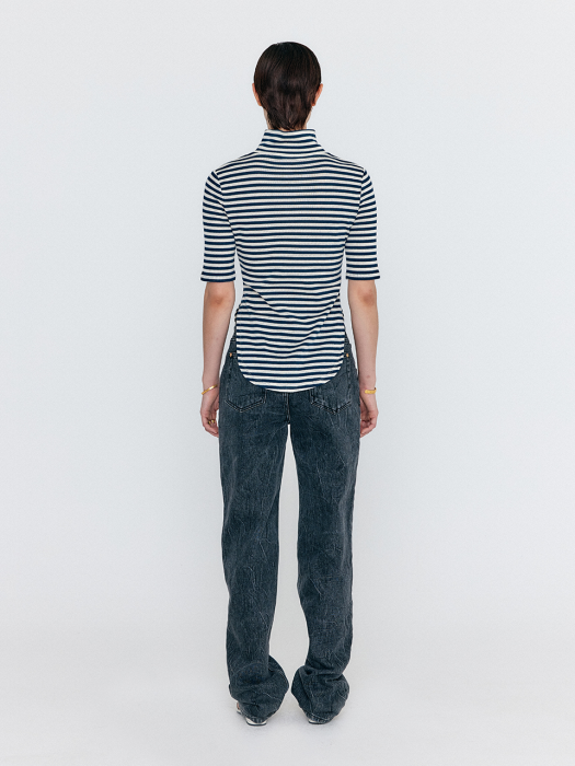 [EENK] Wenim Classic Denim Pants - Grey