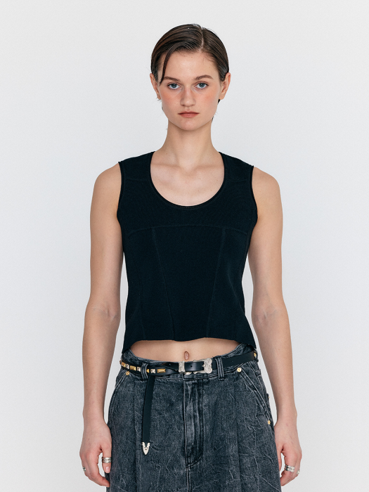 Eenk Wiki Knit Top - Black