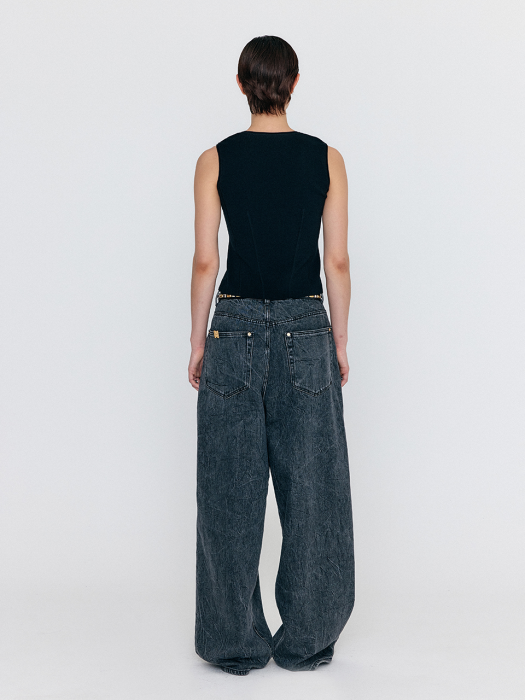 Eenk Wiki Knit Top - Black