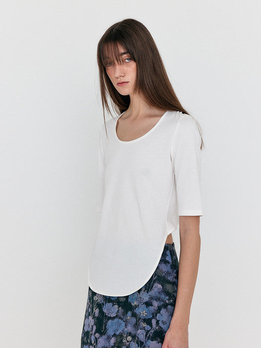 Eenk Wouo Open-Back T-shirt - White