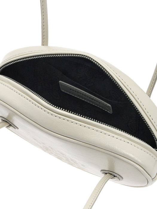 EGG BAG (LEATHER)_vanilla crinkle