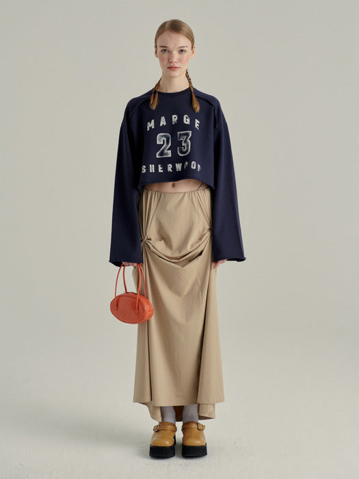 EGG BAG (LEATHER)_tangerine crinkle