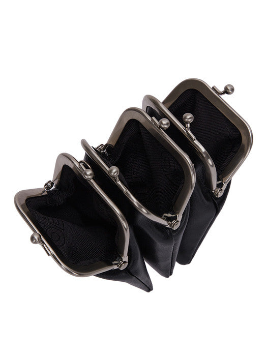 BOLITA TRIPLET MICRO_black plain