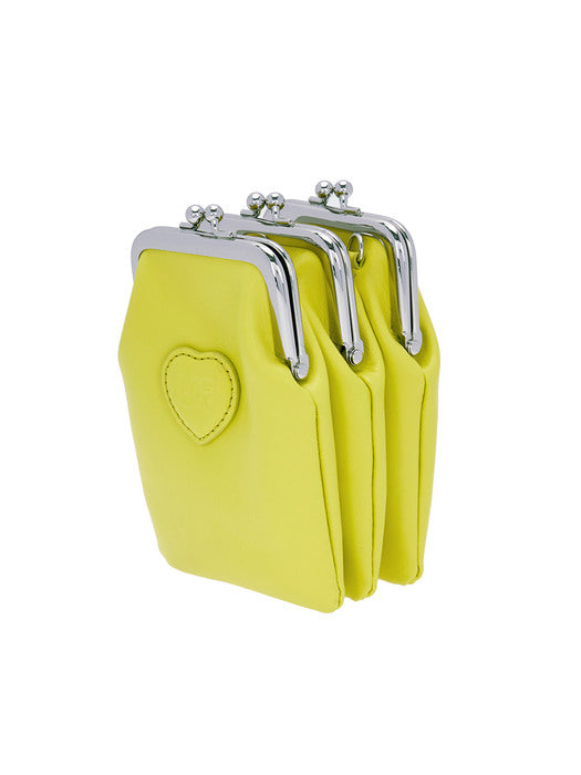 BOLITA TRIPLET MINI_lime green plain