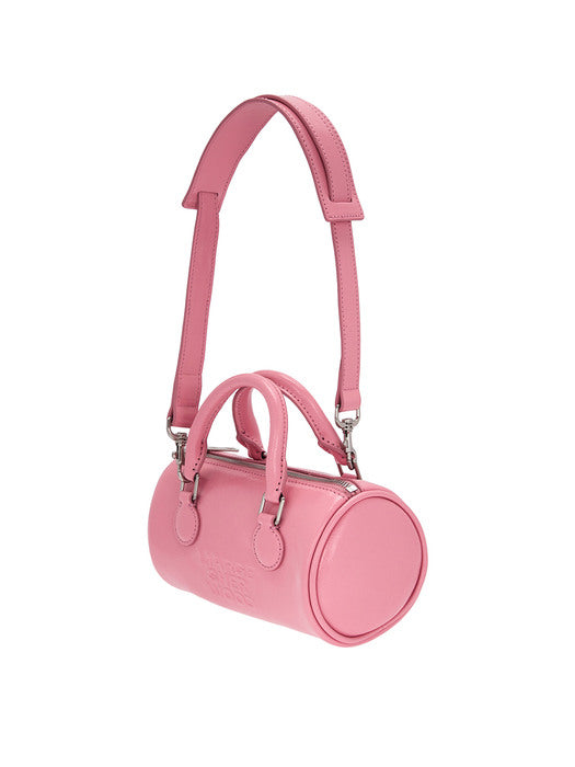 LOG BAG_candy pink crinkle