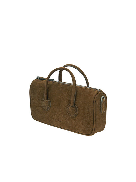 ZIPPER SMALL_chestnut nubuck