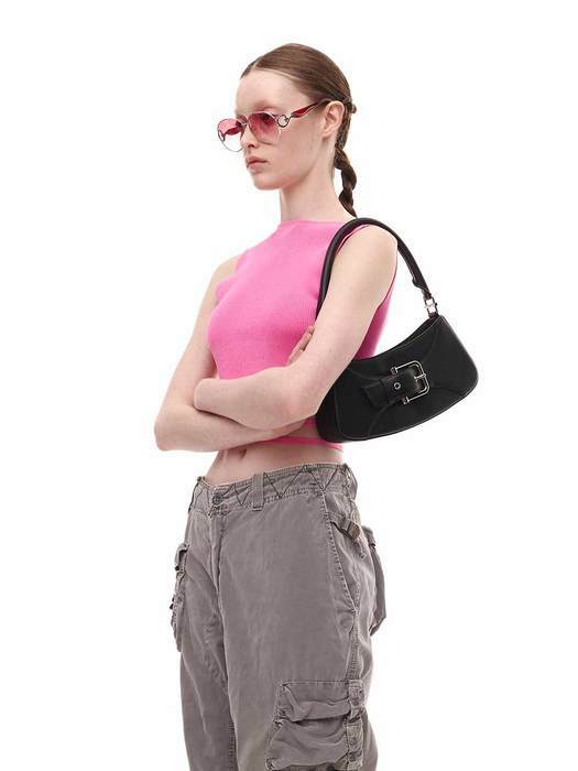 [osoi] BELTED BROCLE [BLACK]