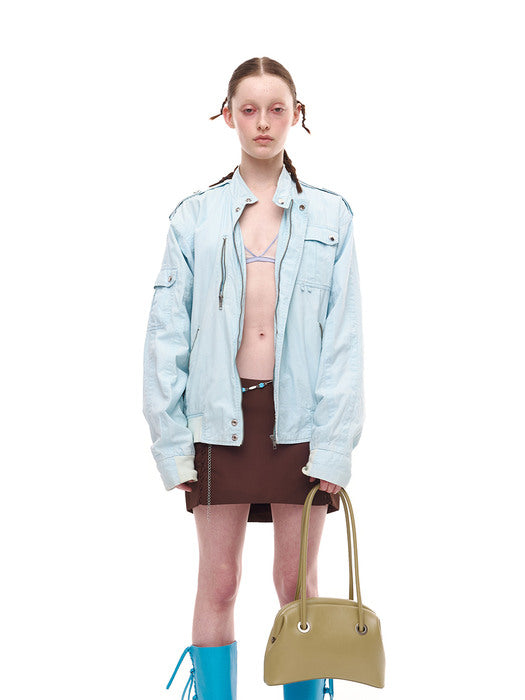 [osoi] CIRCLE BROT [WASHED SAGE GREEN]