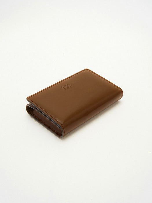 Facade Pattern Classic Card Wallet caramel