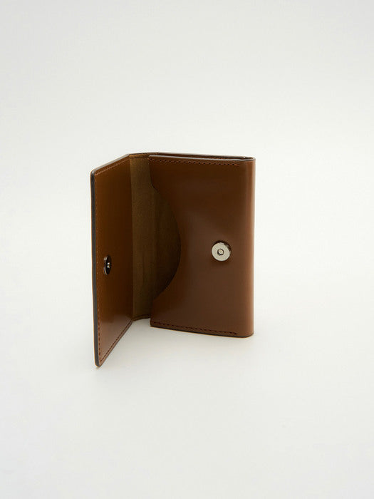 Facade Pattern Classic Card Wallet caramel