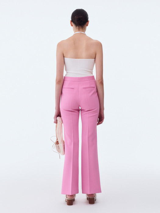 [recto] COSTA FLARED PANTS (PINK)