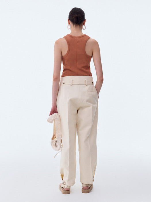 [recto] BOHEMIAN CRUISE COTTON PANTS (EGG BEIGE)