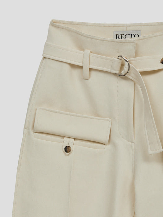 [recto] BOHEMIAN CRUISE COTTON PANTS (EGG BEIGE)
