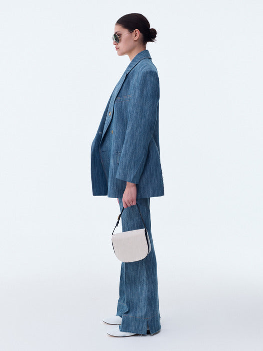 [recto] BASTIA COTTON OVER FIT DOUBLE BOAT JACKET (BLUE)