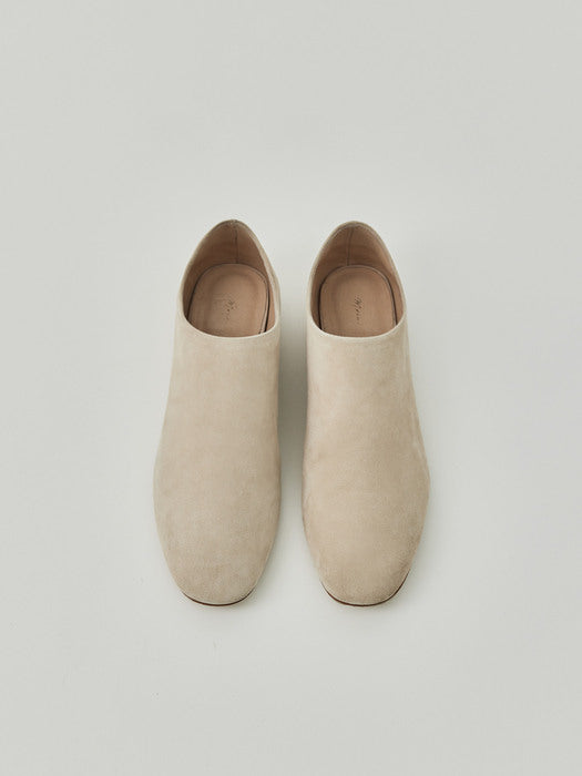 [moia] cozy flat (beige suede)