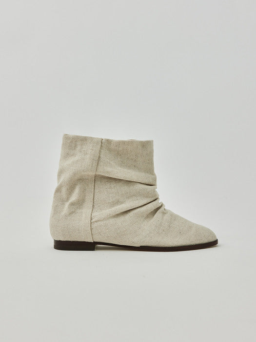 [moia] linen boots (ecru)