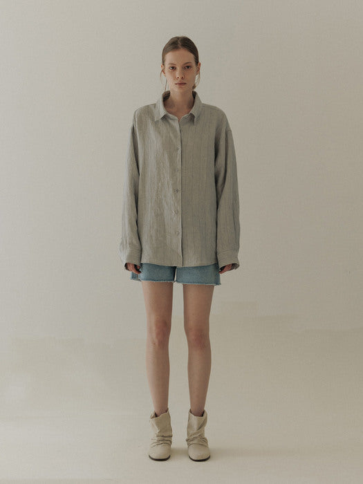 [moia] linen boots (ecru)