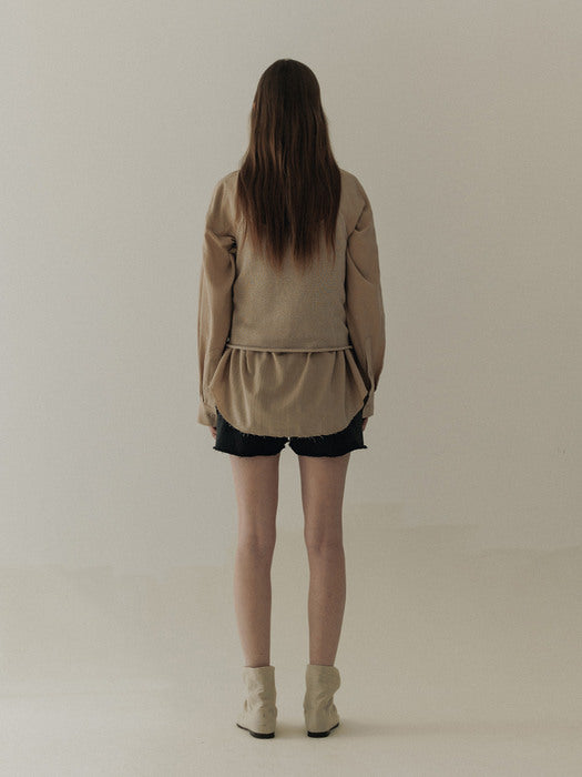 [moia] half denim (vintage black)