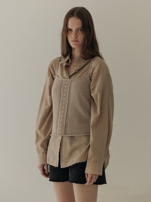 [moia] half denim (vintage black)