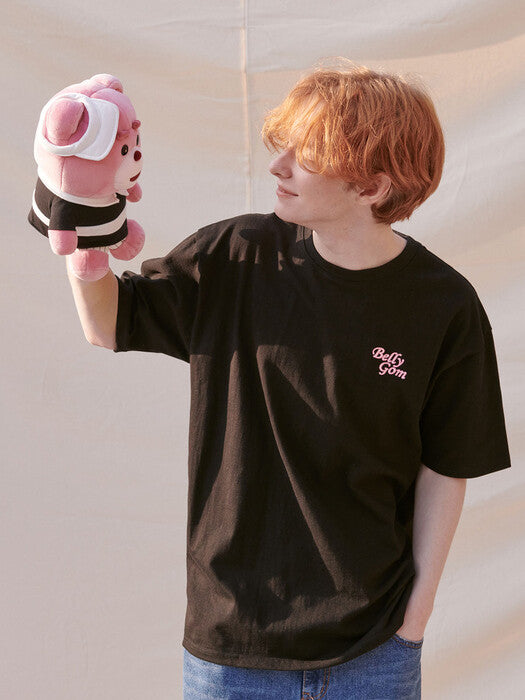 [ambler] Tennis Belly Over T-Shirts BS201 (Black)