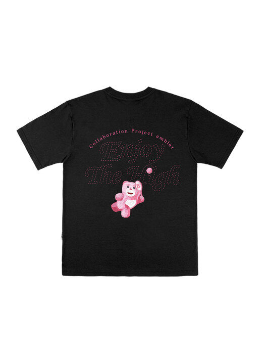 [ambler] Tennis Belly Over T-Shirts BS201 (Black)